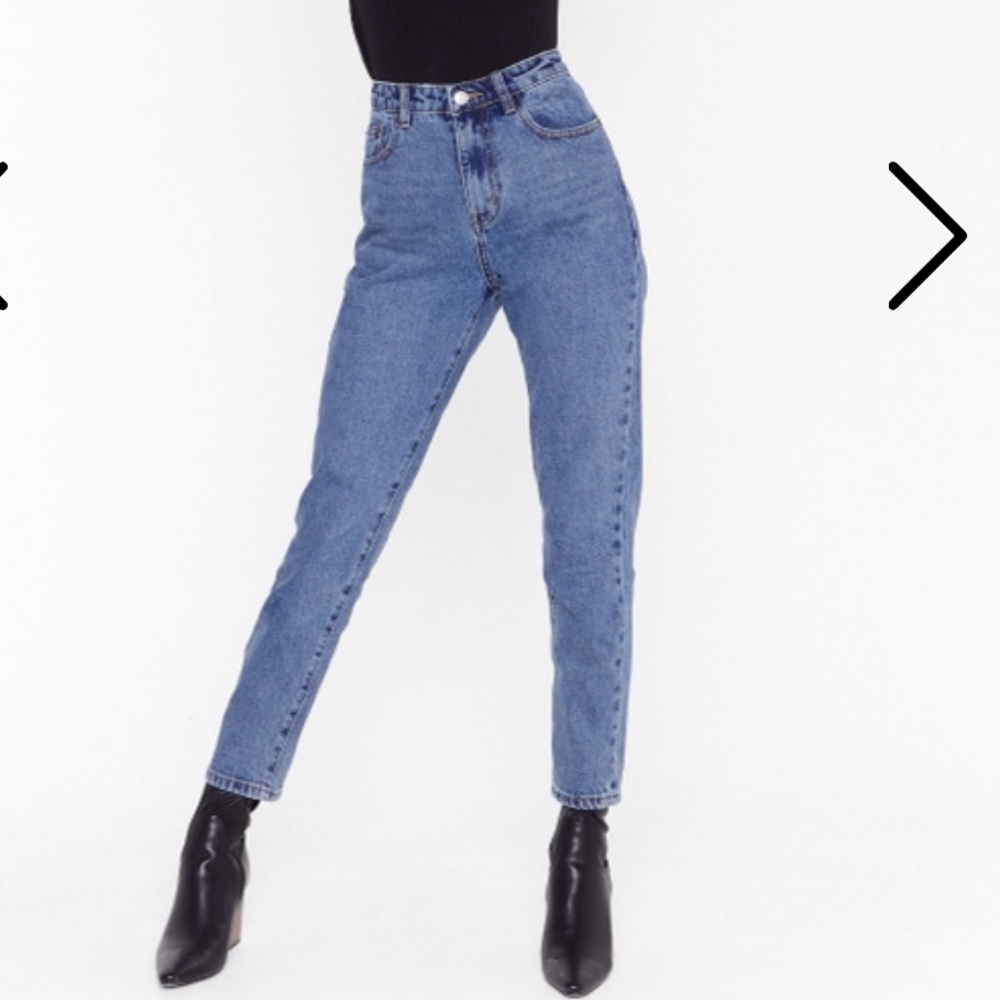 High-Waisted Mom Jeans